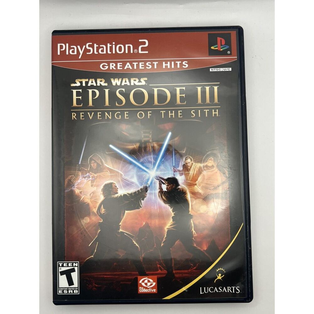 Star Wars Episode III: Revenge of the Sith (PS2) Greatest Hits CIB Tested